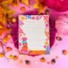Cozy Fall Book Stack Notepad 4.25" x 5.5"